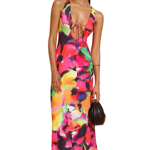 NEW AFRM  Sleeveless Cutout Knit Maxi Dress Size S